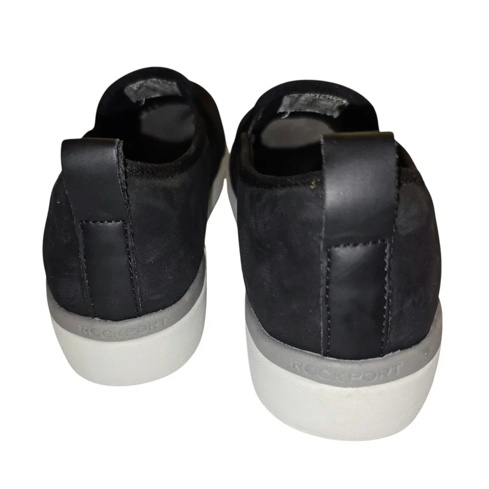 Rockport Works Womens RK643 Parissa Composite Toe Black Work Shoes Size 9.5
